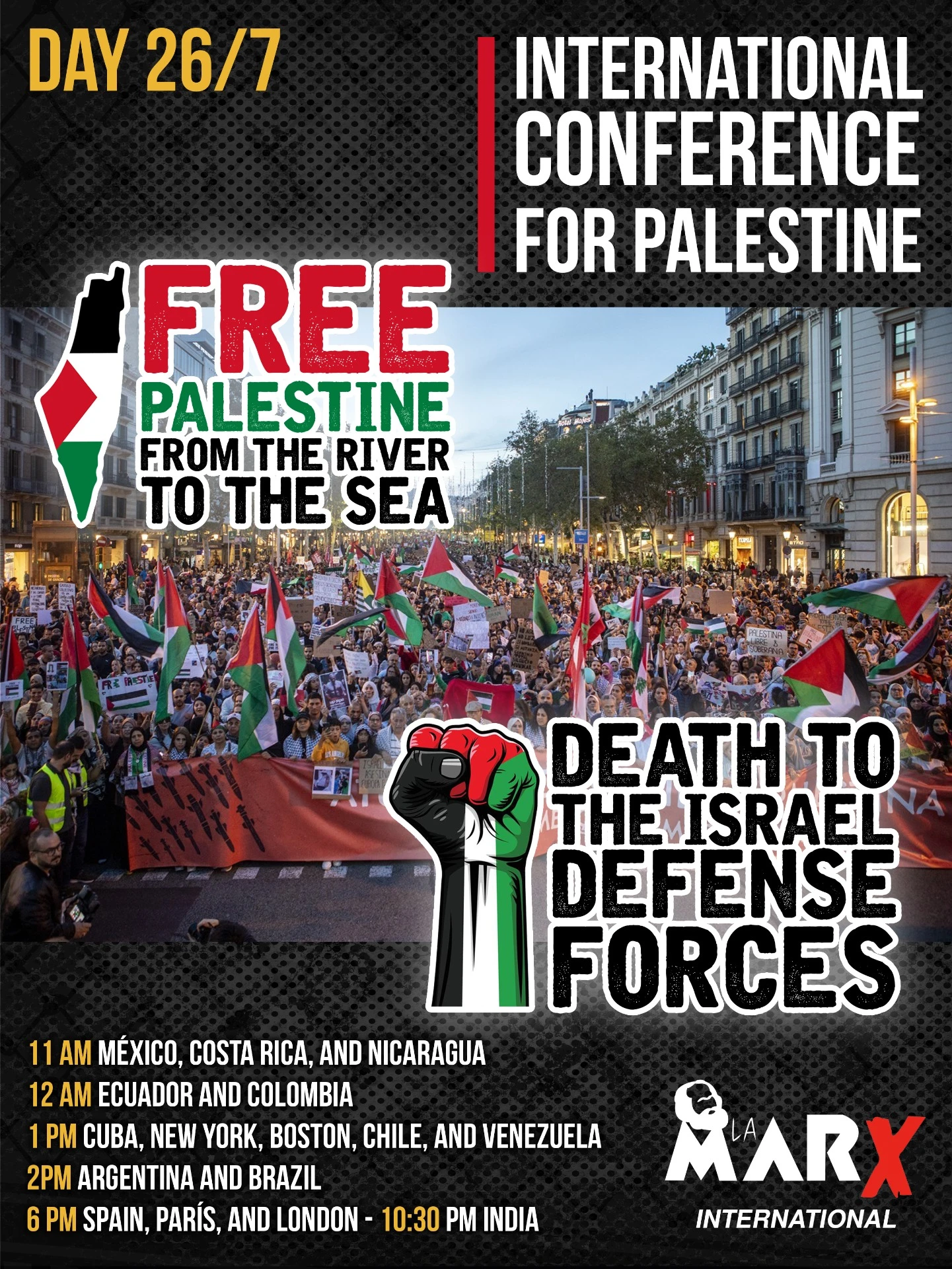 We invite you to the International Conference for Palestine