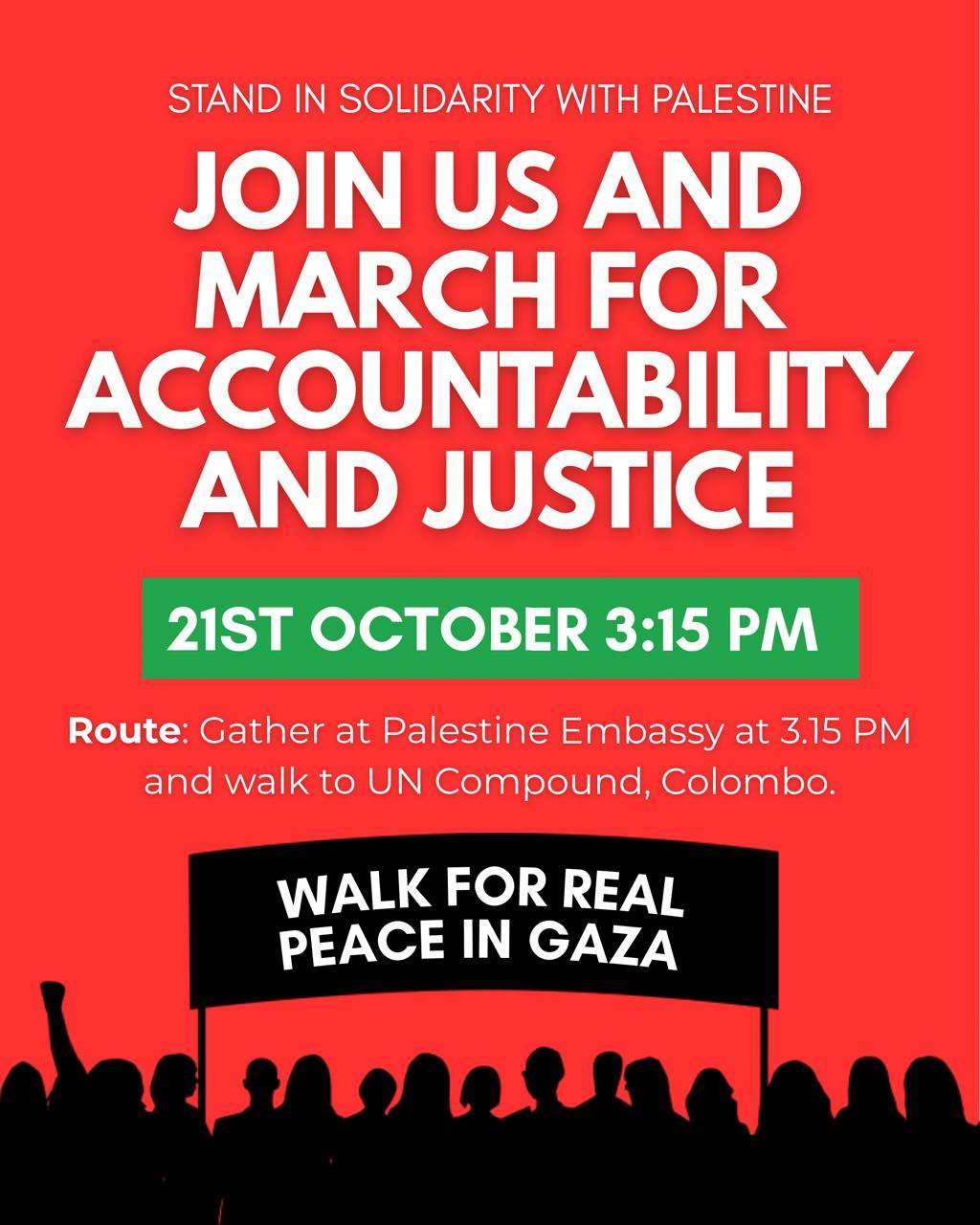 STAND IN SOLIDARITY WITH PALESTINE !